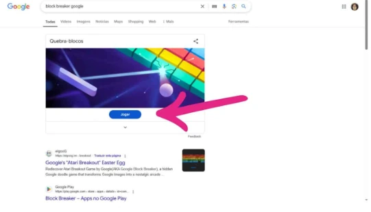 Quebra-Blocos do Google: Como Jogar Direto no Navegador e Bater seu Recorde