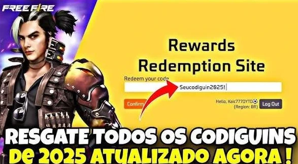 Codiguin Free Fire: Lista de Códigos e Como Resgatar sem Gastar Diamante